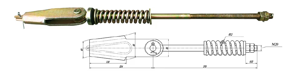 ELEVATOR ROPE FASTENING